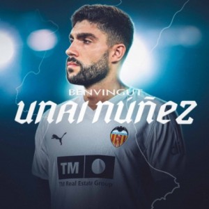 世界杯手机直播平台-官方：瓦伦西亚租借塞尔塔28岁中卫乌奈·努涅斯，租期至本赛季末